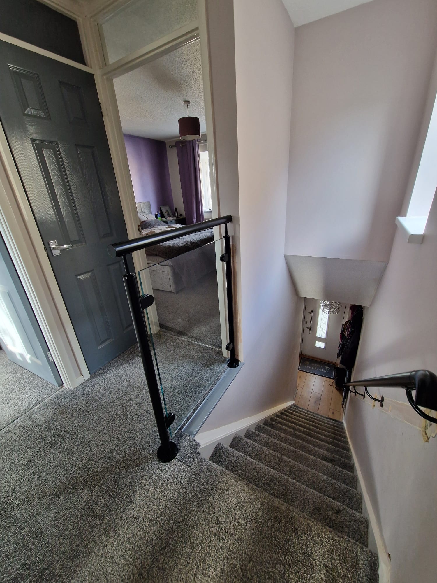 Internal Glass Balustrade replacement St Mellons